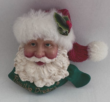 VTG Rare  Santa Claus Head Brooch Pin Possible Dreams  Delightful, Excellent picture
