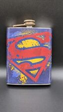 Superman Stainless Steel Hip Flask (8 oz) picture