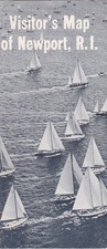 c1960 Visitor's Map of Newport Rhode Island Brochure picture