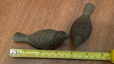 Metal birds figurine cast iron could be used for decorations please check photos picture