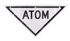 US Military Battlefield Atomic Hazard Warning Sign - NBC Nuclear Radiation picture