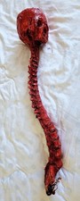 OOAK  Predator LiFE SiZE BLOODY TROPHY SKULL SPiNE PROP FiGURE Gory & Realistic picture