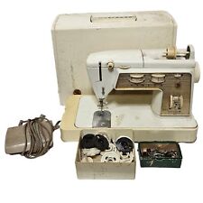 Vintage Singer Sewing Machine Golden Touch & Sew 750 Deluxe Zig Zag Pedal  picture