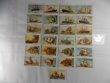Mills Amalgamated Cigarette Cards Famous British Ships 1st Series 1952 Complete picture