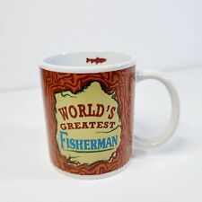 Ganz World’s Greatest Fisherman Coffee Cup Mug Father's Day Gift G1 picture