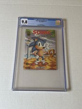 Sonic the Hedgehog #1 CGC 9.8 SEGA Mini Rare Promo Comic 1st app of Sonic 1991 picture