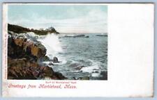 Pre-1907 GREETINGS FROM MARBLEHEAD MASSACHUSETTS ANTIQUE POSTCARD picture