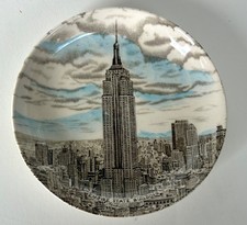 EMPIRE STATE BUILDING Johnson Bros, England Empire State Trinket Pin Dish 4.25
