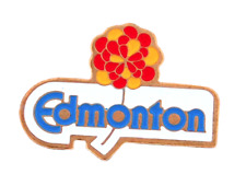 Vintage Edmonton Travel Souvenir Enamel Hat Pin  picture