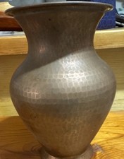 VINTAGE HAMMERED COPPER VASE picture