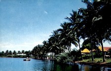 Barra de Santiago, El Salvador, CA - Harbour View Postcard picture