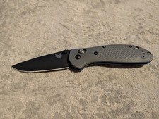 Benchmade Mini Griptilian 556 Gray G-10 20CV Black Blade Discontinued picture