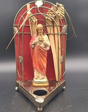 Vintage Convent Sacred Heart of Jesus Altar Shrine 13.5