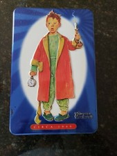 2000 Limited Edition Tin Snickers Norman Rockwell Print Circa 1949 Boy & Candle picture