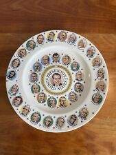 Homer Laughlin Mint Presidents of the United States Nixon decorative plate mint picture