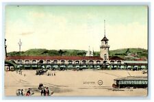 1910 A View of Crowds in Sea Port, Albany, New York NY Antique Postcard picture