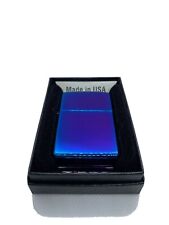 Gorgeous Retired High Polished Indigo Zippo Lighter  picture