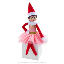 Claus Couture Girl ELF on the SHELF Pink Sparkle Party Dress * New in Box picture