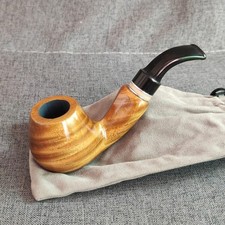 1 Pcs Classic Wood Pipe Sandalwood Wood Pipes Filter Solid Smoking Craft picture