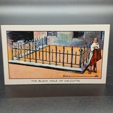 1934 Ripley's Believe It Or Not Calcutta Black Hole Carreras Tobacco Cigarette picture