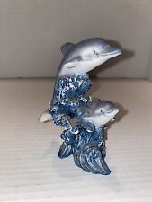 Atlantic Bottlenose Dolphin/Baby Dolphin Figurine Porpoise Ocean Life picture