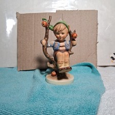 Vintage Hummel Goebel Germany Porcelain Apple Tree Boy Figurine 4.25
