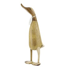Hand Carved Wooden Duckling Figurine By DCUK (The Duck Company) 6017119 picture