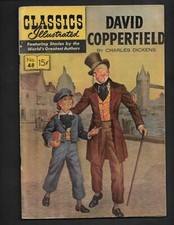 CLASSICS ILLUSTRATED #48 David Copperfield June1948 Charles Dickens FreeShipping picture
