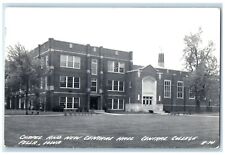 1953 Chapel And New Central Hall Central College Pella IA RPPC Photo Postcard picture