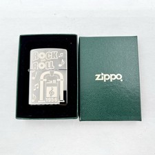 2006 Zippo 1956 Rock and Roll Commemorative Lighter Orange Seal Unused in Box picture