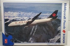 VINTAGE Hobbycraft 1000 Pc Puzzle Air Canada Boeing 747-400 FACTORY SEALED MINT picture