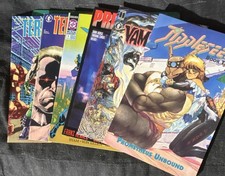 Smorgasbord Of Manga Lot Appleseed/Vampirella/Terminator/BlackCanary/Predator picture