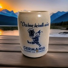 Germania Germania Brauerei A.G. Wiesbaden German Beer Mug/Stein 0.3L Gray picture