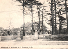 Brooklyn NY Flatbush Residence House Postcard picture