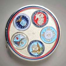UAW Local 5286 Challenge Coin United Auto Workers Veteran Committee POW-MIA NC picture