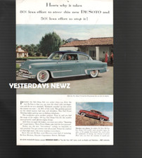 1952 Print ad for De Soto picture