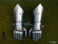 18GA SCA LARP Medieval Armor Gauntlet/Gloves Historical Gauntlet Replica GL58 picture