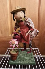 The Huckleberry Tree Jacqueline Baird “Mary Mary” Handmade & Signed Folk Art picture