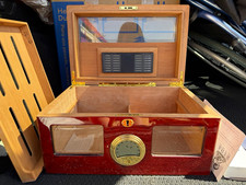 Don Salvatore Large Wood & Glass Display Humidor – Original Accessories picture