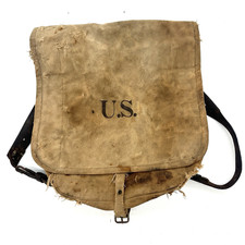 Antique Indian Wars US Army M1878 Haversack Canvas Field Bag Rock Island Arsenal picture