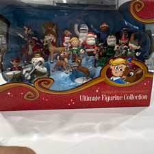 Forever Fun Rudolph Red-Nosed Reindeer Ultimate Figurine Collection Set Boxed picture