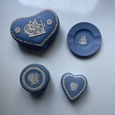 Vintage Wedgewood Jasperware Made In England Small Set Of 4 Assorted picture