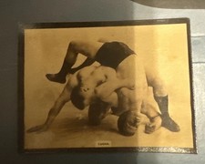 ORIGINAL 1915 Susini George Hackenschmidt UNGRADED WRESTLING PHOTO ALBUM picture