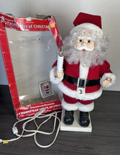 Vintage Telco Motion-ettes Animated Illuminated Santa Claus Christmas Figure Box picture