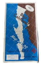 Baja California Seguros Vintage Map And Log Revised 1974 Cooper Grapics  picture