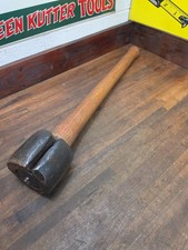P11- Antique 9 lb Grab Hammer Logging Rafting Maul Tool Axe picture