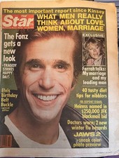 1978 STAR Newspaper Mag FARRAH FAWCETT FONZ HENRY WINKLER MICHAEL JACKSON JAWS picture