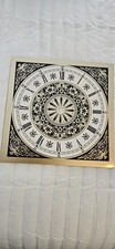 Vintage West Germany Metal Clock Face Replacement 7 7/8” picture