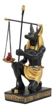 Ebros Classical Egyptian God Of The Afterlife Anubis Holding The Scales of Ju... picture
