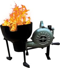 Blacksmith Forge Foundry Furnace with Hand Blower for Knife Making Vintage Style picture